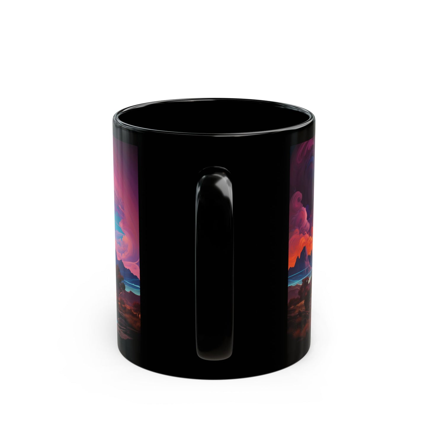 Radiant Desert Vortex – Rizz-Fi Collection | Sci-Fi Coffee Mug 11oz / 15oz