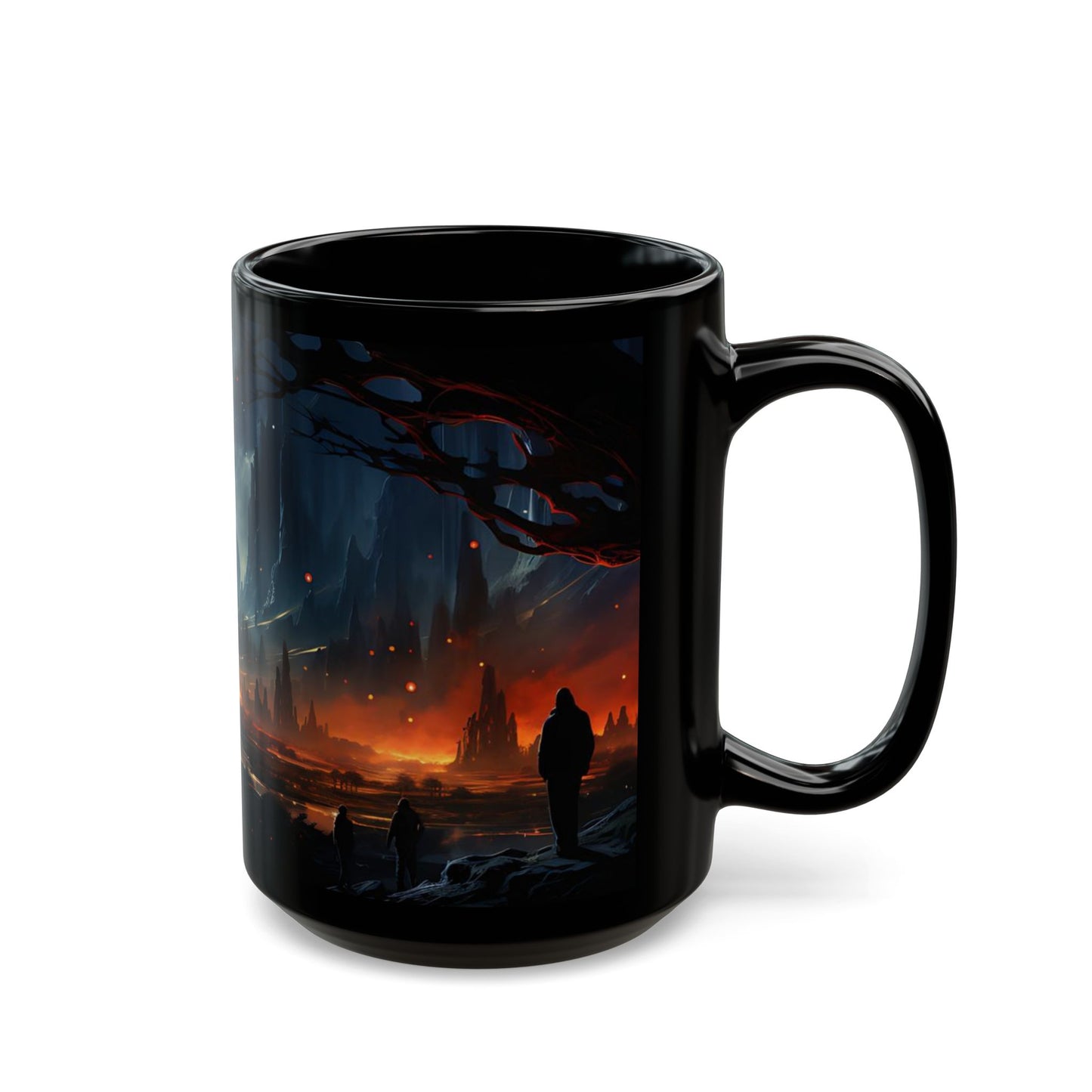 Galactic Escape – Rizz-Fi Collection | Sci-Fi Coffee Mug 11oz / 15oz