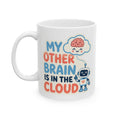 My Other Brain Is In The Cloud – AI Humor Collection | Funny Coffee Mug 11oz / 15oz