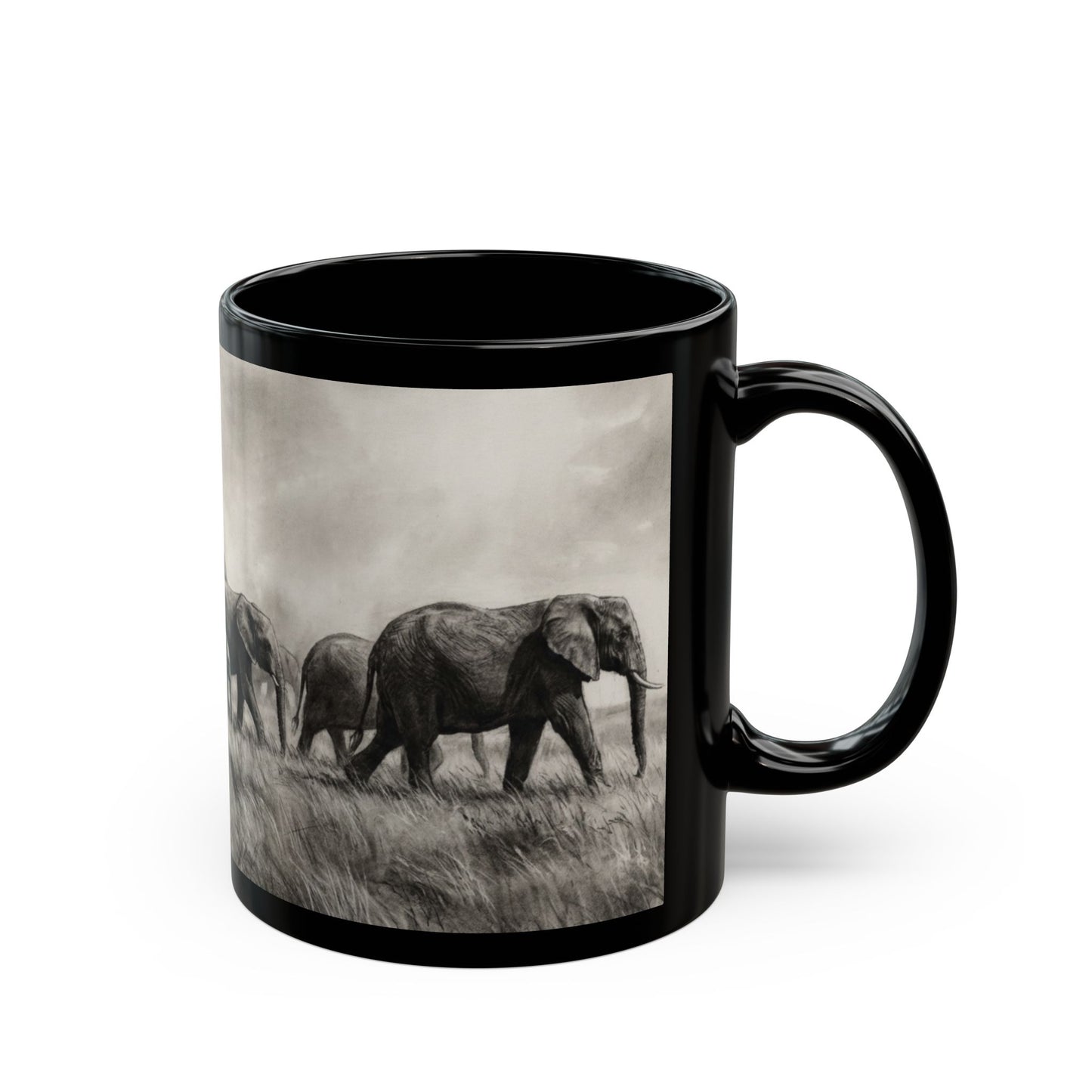 March of the Elephants — Nature Collection | Coffee Mug 11oz / 15oz