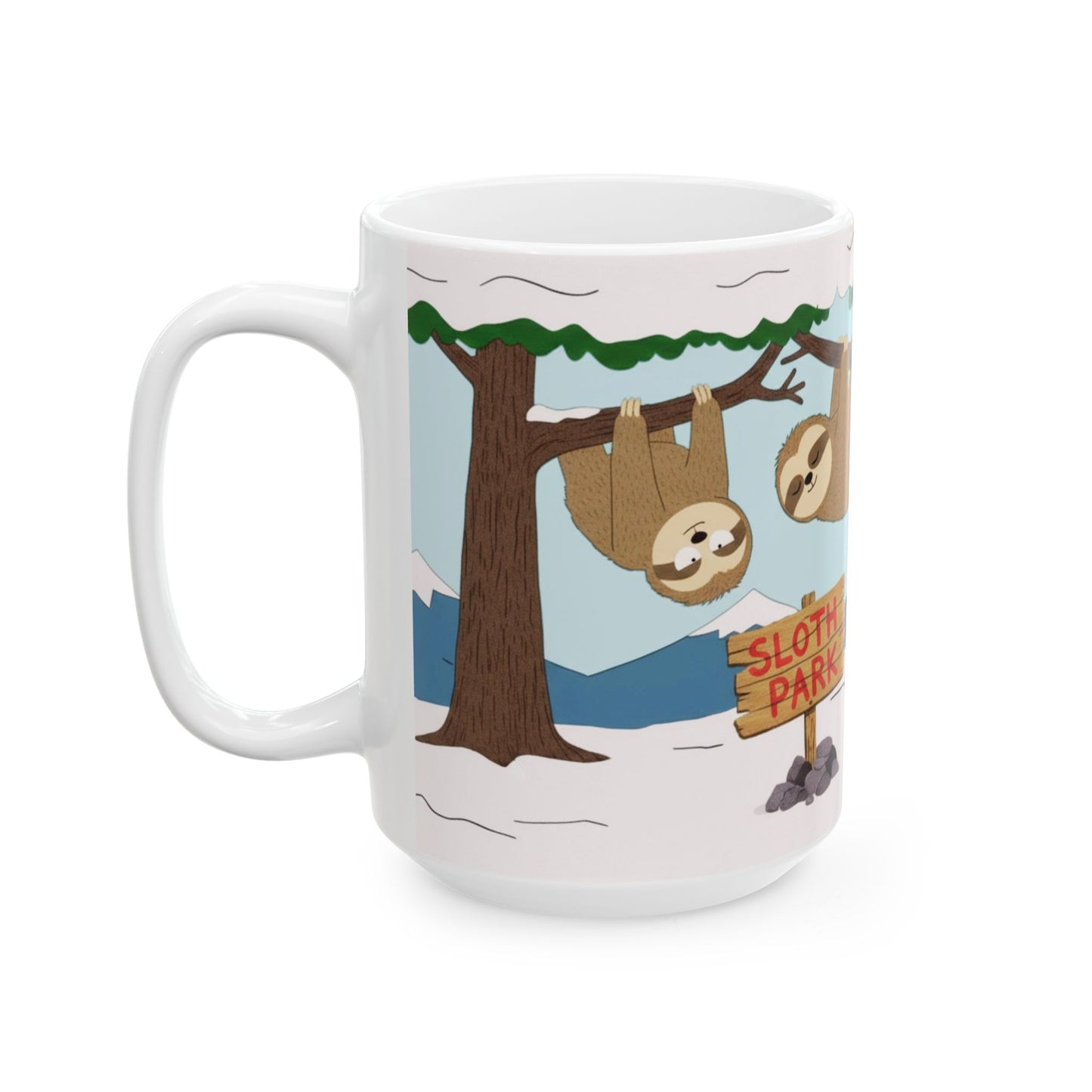 Sloth Park Parody – Humor Collection | Funny Coffee Mug 11oz / 15oz