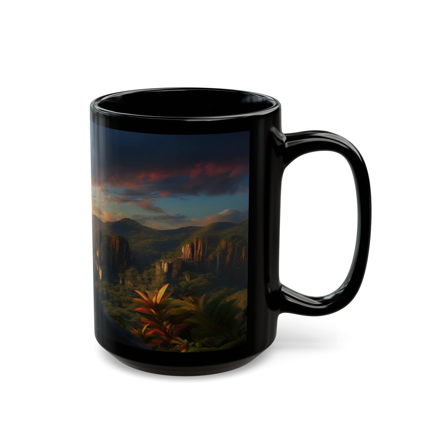 Parrot Paradise Sunset – Birdzz Collection | Parrot Coffee Mug 11oz / 15oz