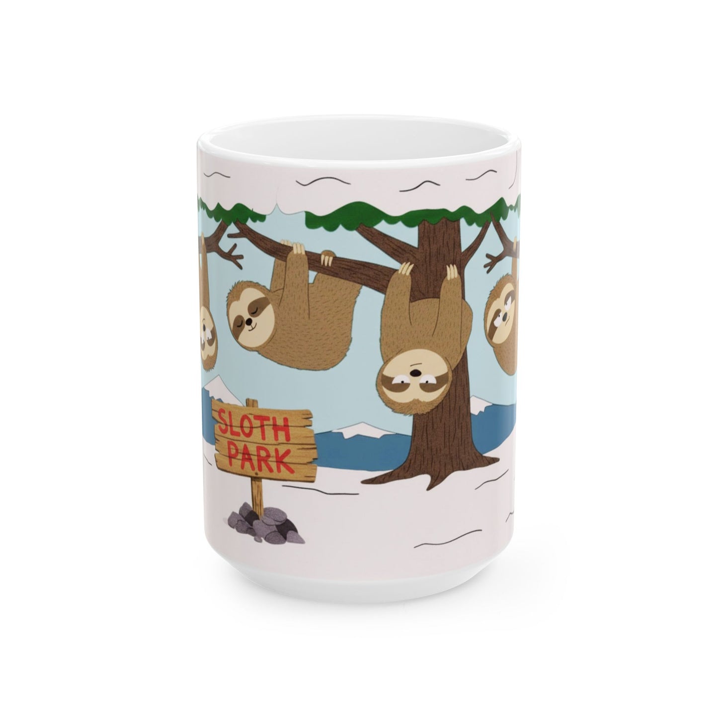 Sloth Park Parody – Humor Collection | Funny Coffee Mug 11oz / 15oz