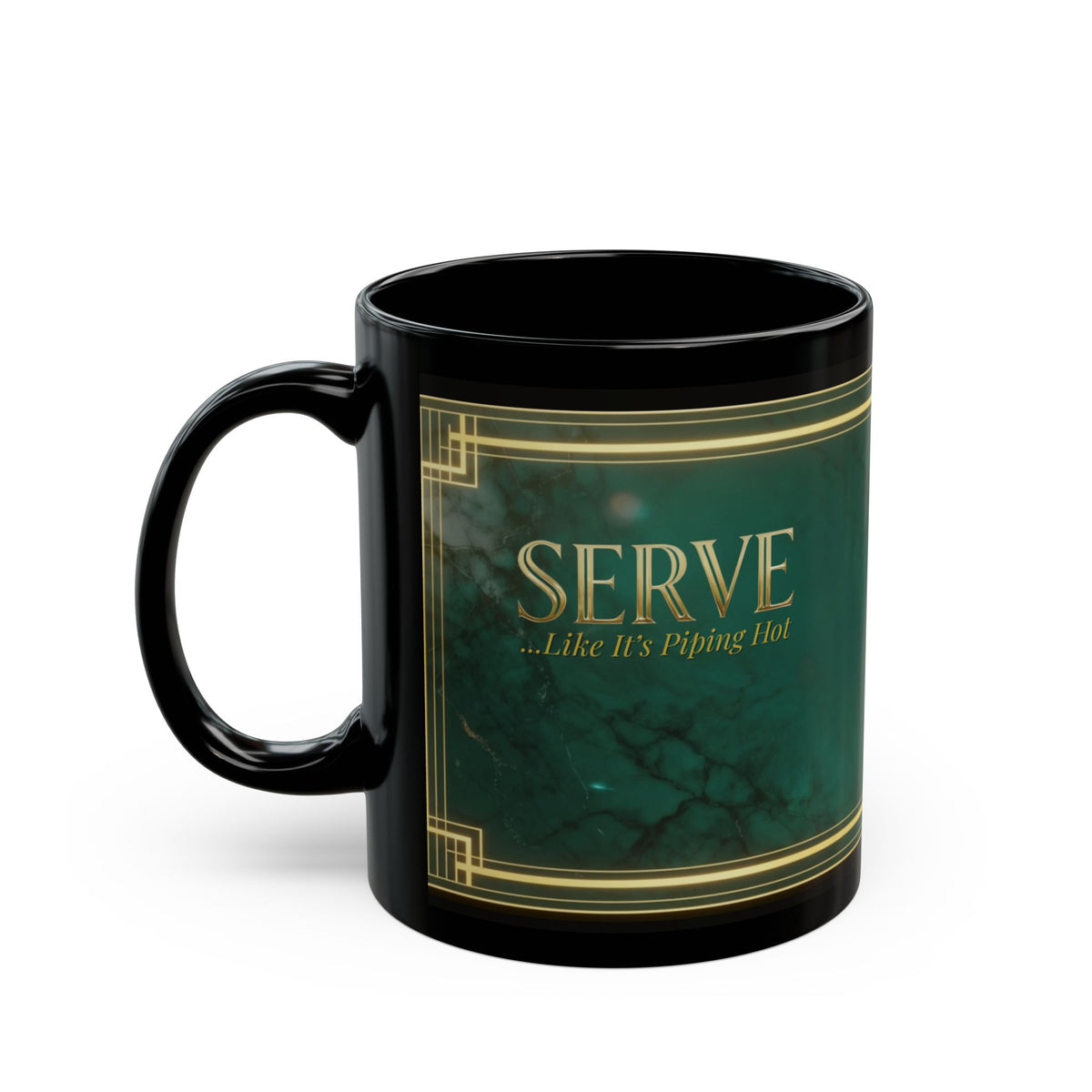 Piping Hot Art Deco – Humor Collection | Retro Coffee Mug 11oz / 15oz