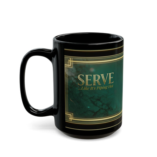 Piping Hot Art Deco – Humor Collection | Retro Coffee Mug 11oz / 15oz