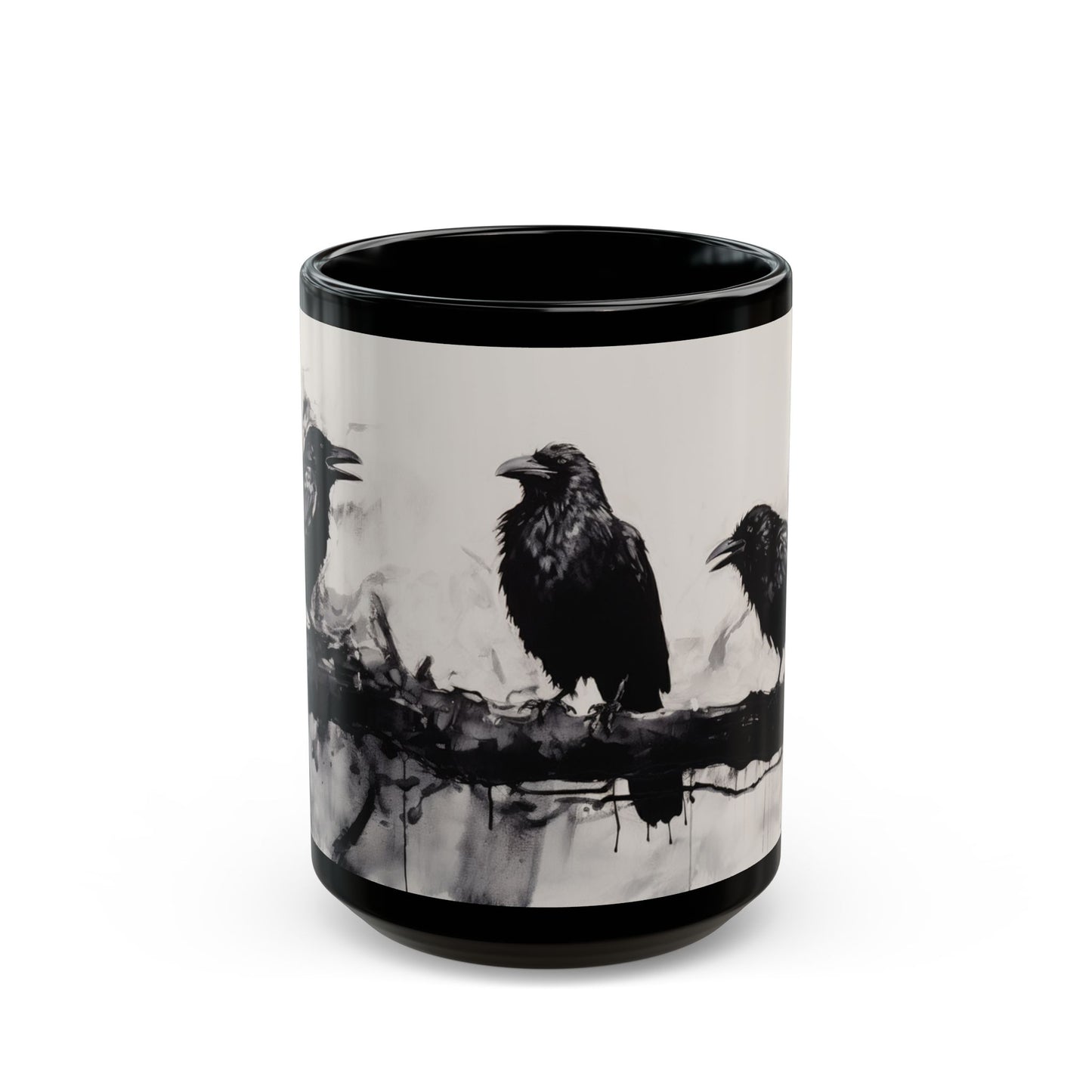 Council of Ravens – Birdzz Collection | Raven Coffee Mug 11oz