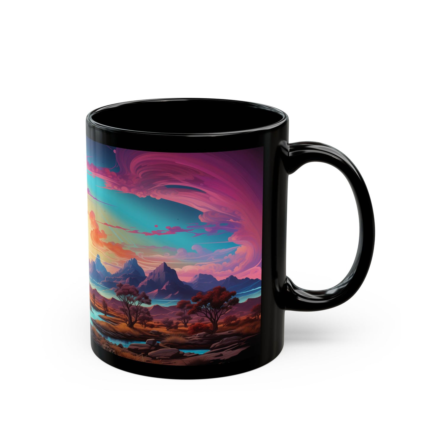 Radiant Desert Vortex – Rizz-Fi Collection | Sci-Fi Coffee Mug 11oz / 15oz
