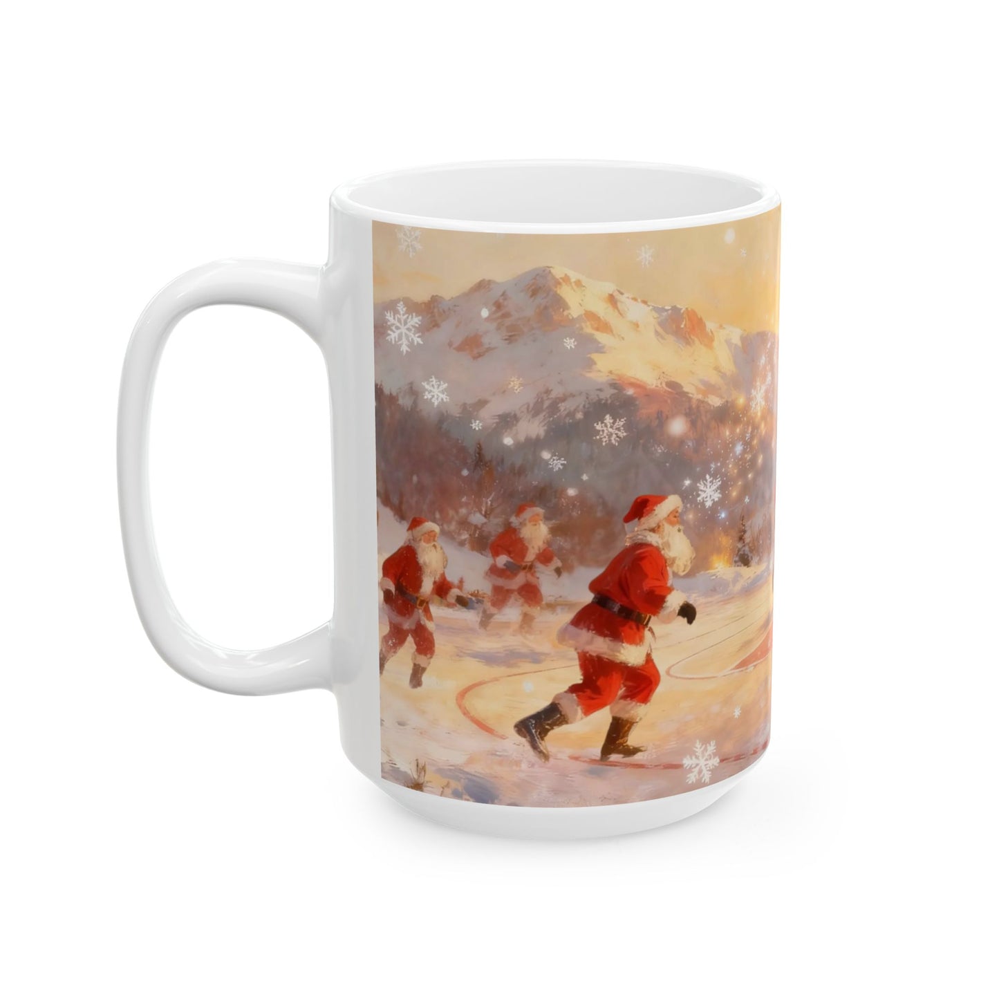 Santa Playing Basketball – Rizzmas Collection | Christmas Coffee Mug 11oz / 15oz