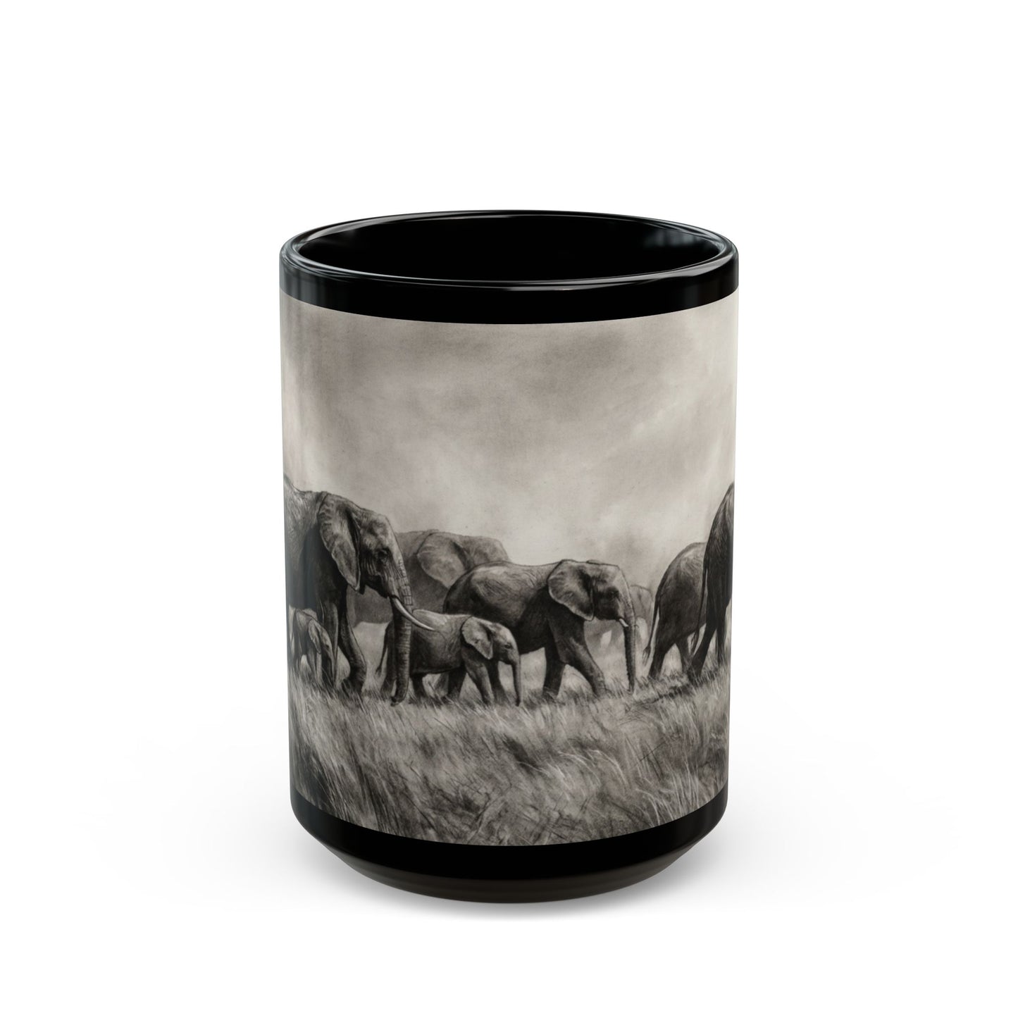 March of the Elephants — Nature Collection | Coffee Mug 11oz / 15oz