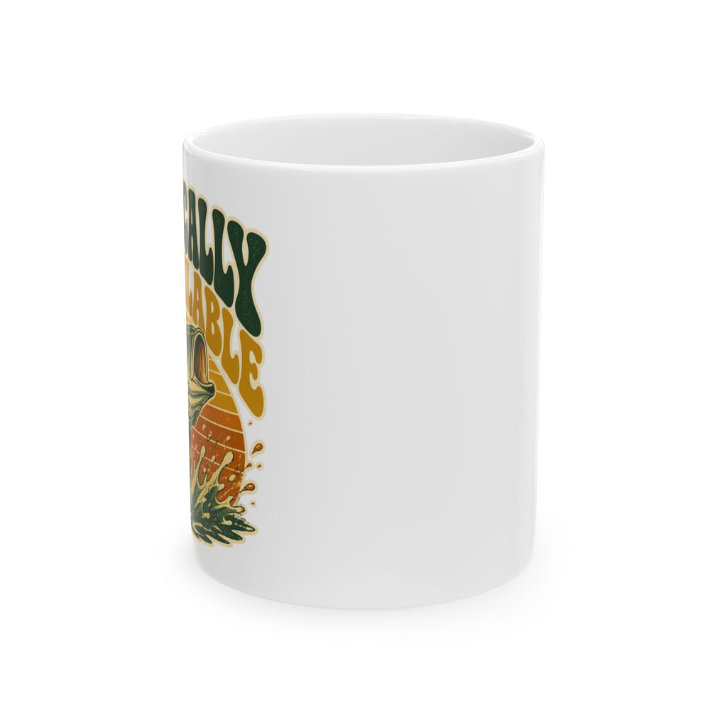 Bassically Unavailable – Fishing Humor Collection | Funny Coffee Mug 11oz / 15oz