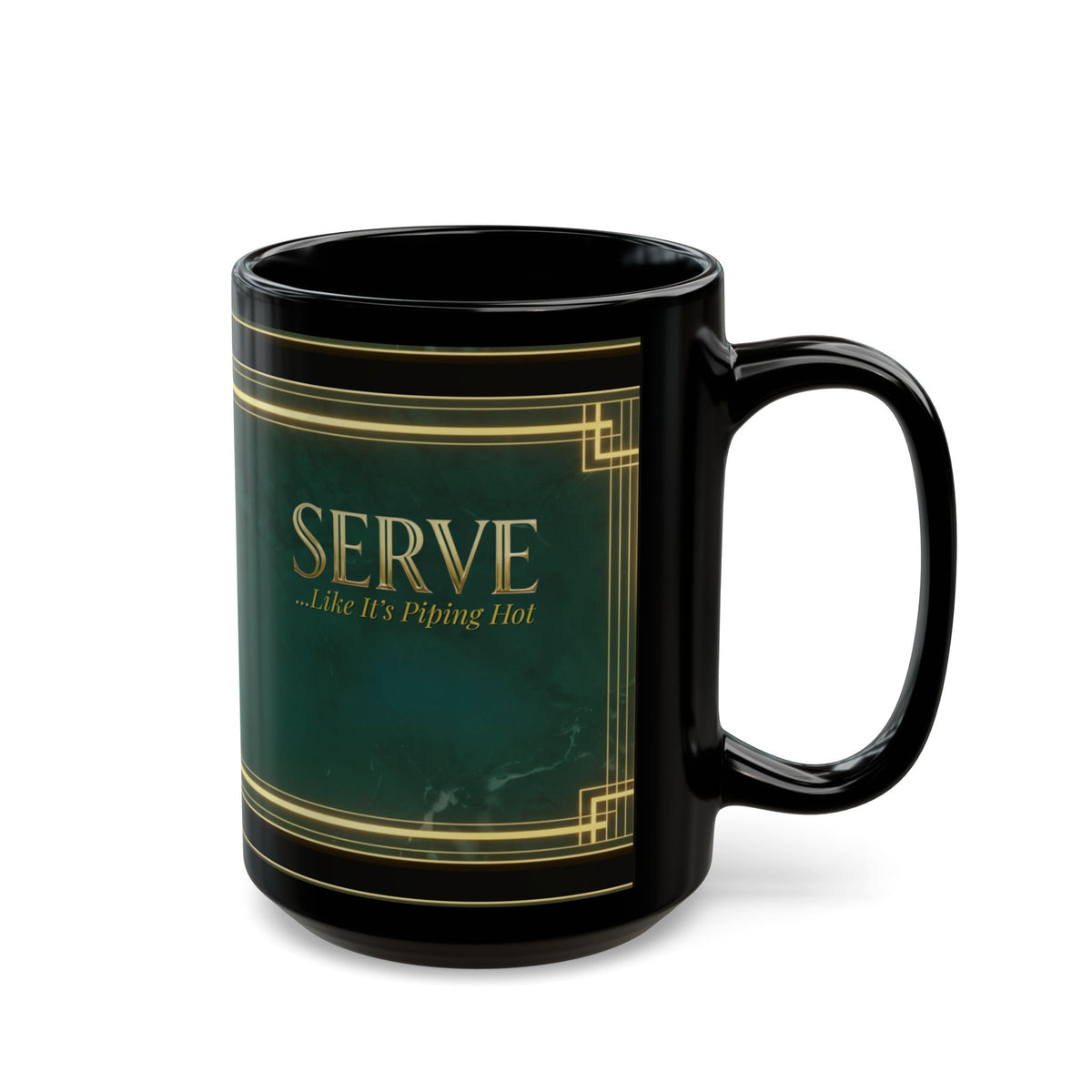 Piping Hot Art Deco – Humor Collection | Retro Coffee Mug 11oz / 15oz
