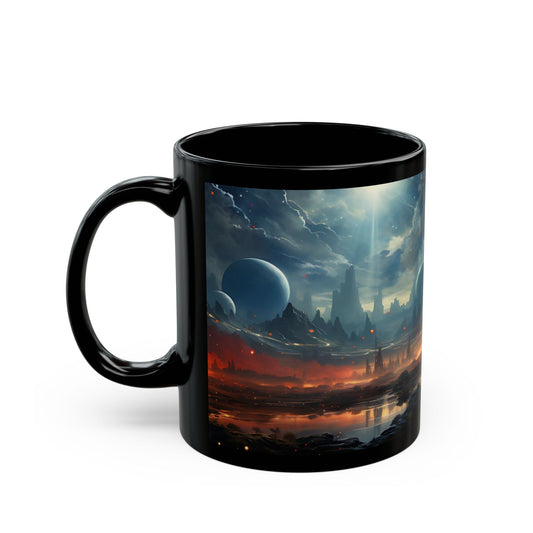 Galactic Escape – Rizz-Fi Collection | Sci-Fi Coffee Mug 11oz / 15oz
