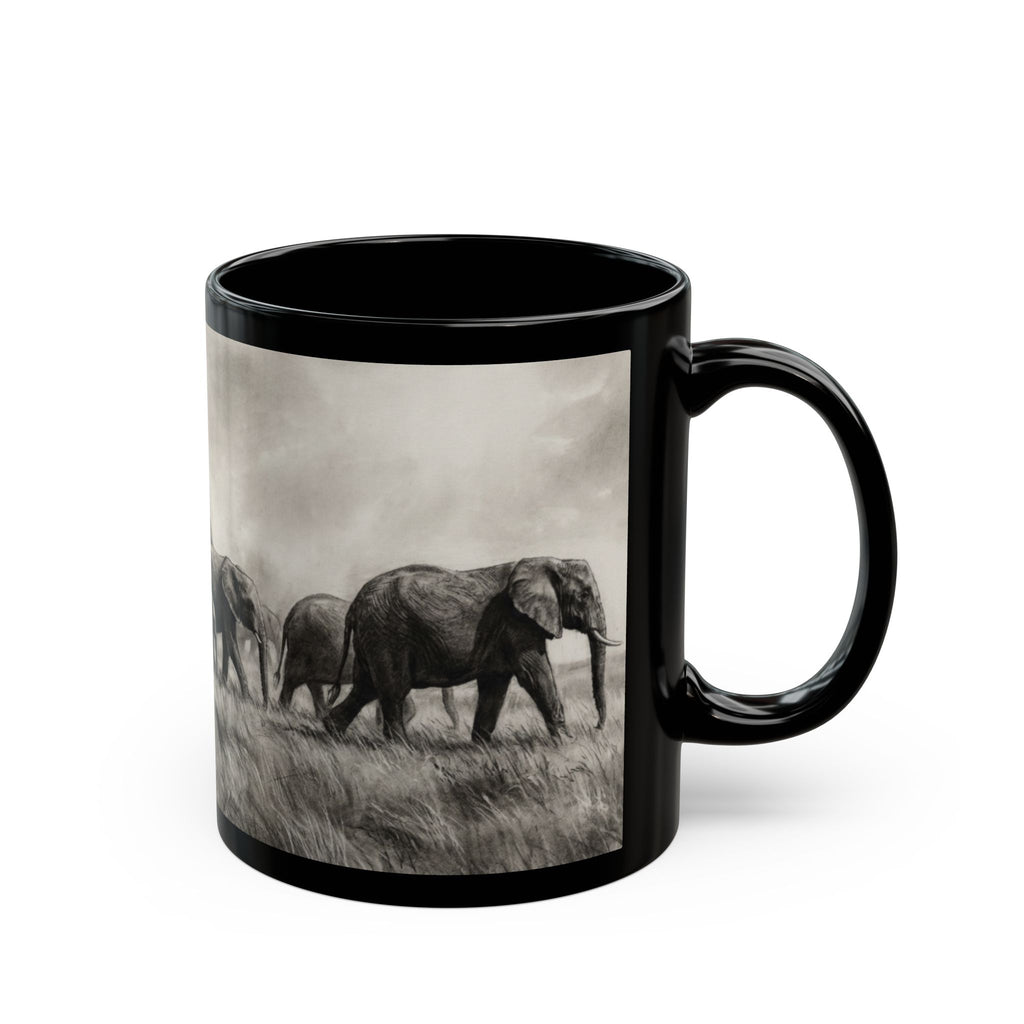 March of the Elephants — Nature Collection | Coffee Mug 11oz / 15oz