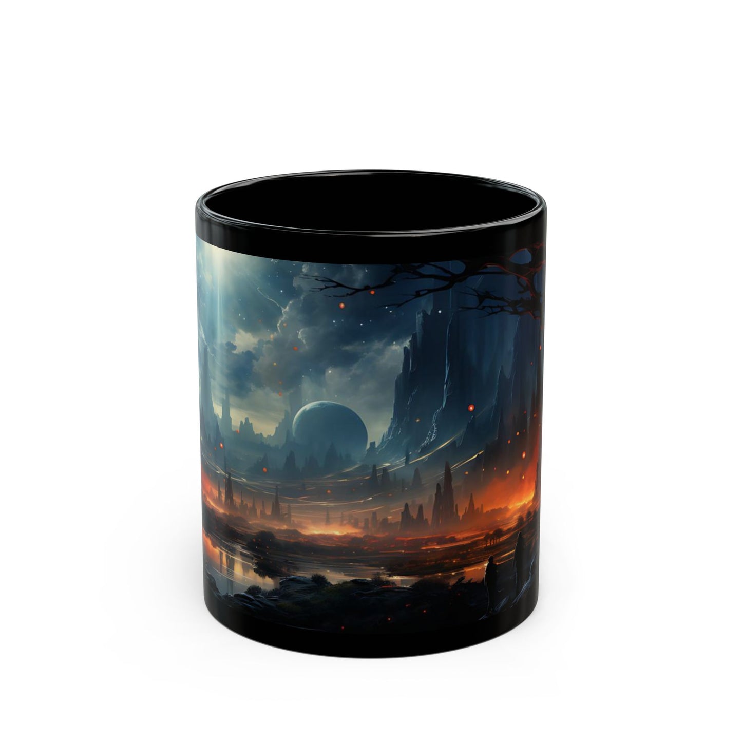Galactic Escape – Rizz-Fi Collection | Sci-Fi Coffee Mug 11oz / 15oz