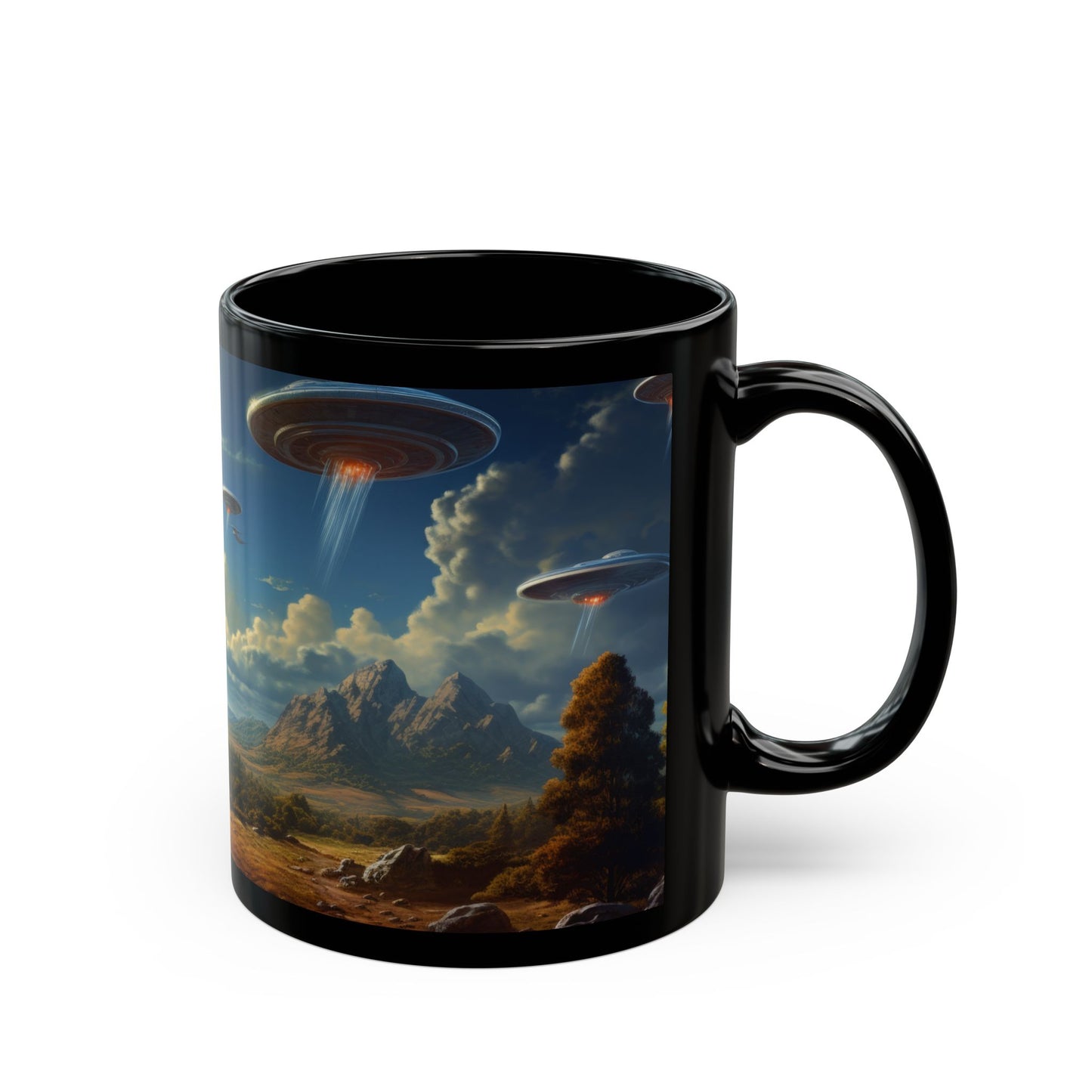 Dawn of the Cosmic Morning Brew – Rizz-Fi Collection | Sci-Fi Coffee Mug 11oz / 15oz