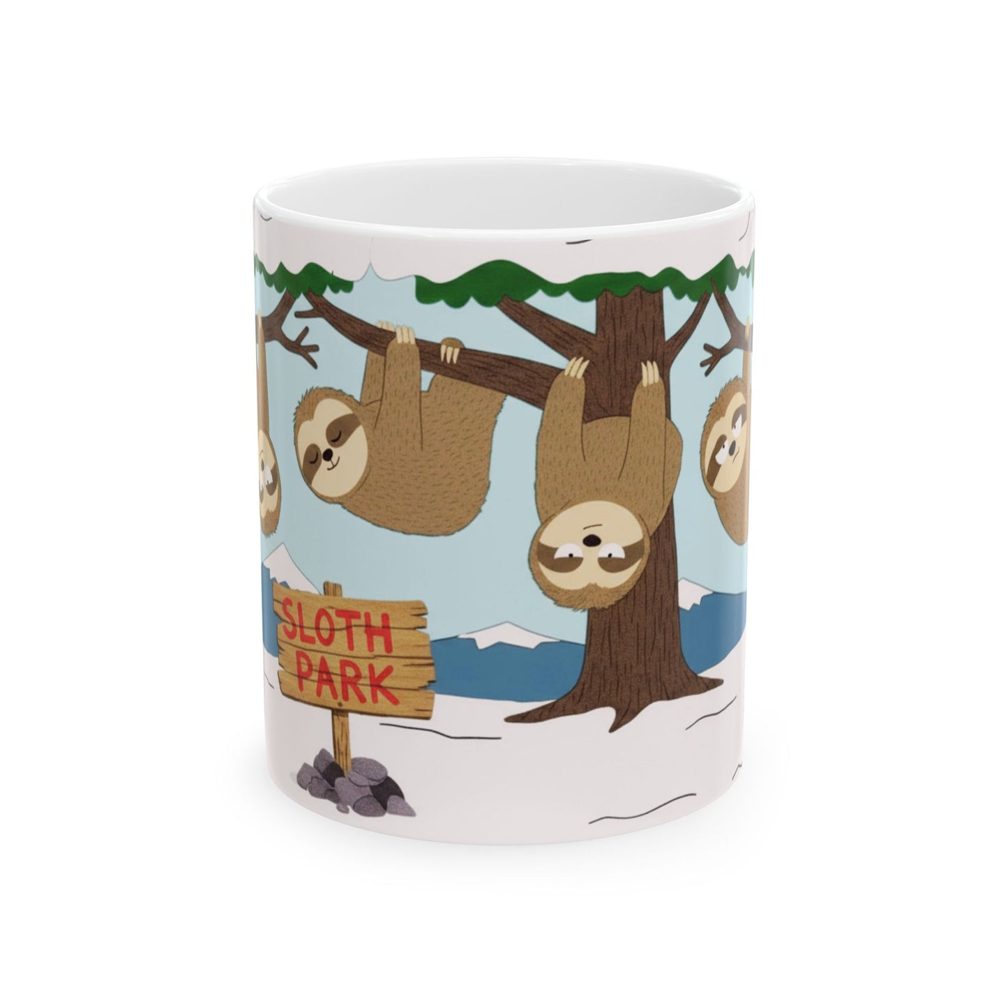 Sloth Park Parody – Humor Collection | Funny Coffee Mug 11oz / 15oz