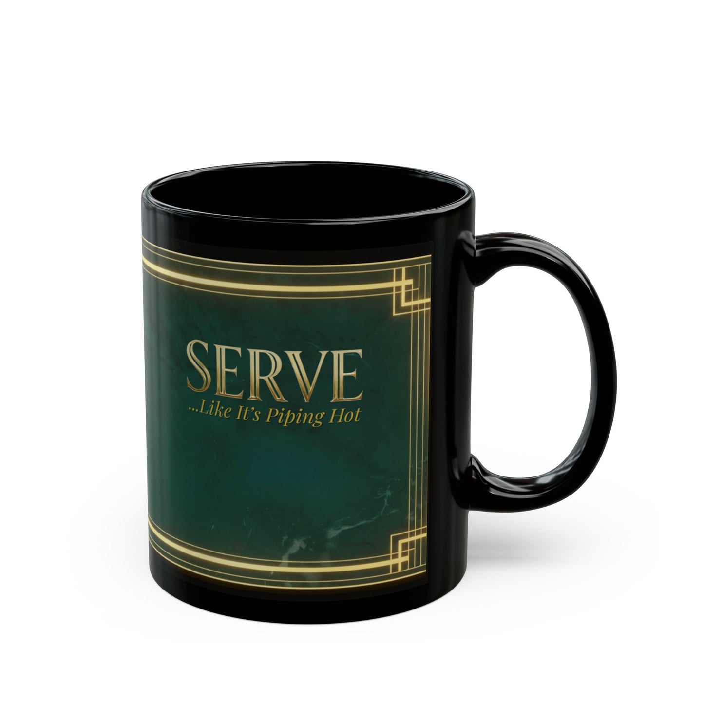 Piping Hot Art Deco – Humor Collection | Retro Coffee Mug 11oz / 15oz