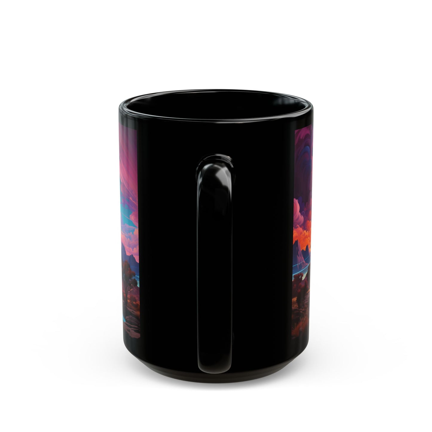 Radiant Desert Vortex – Rizz-Fi Collection | Sci-Fi Coffee Mug 11oz / 15oz