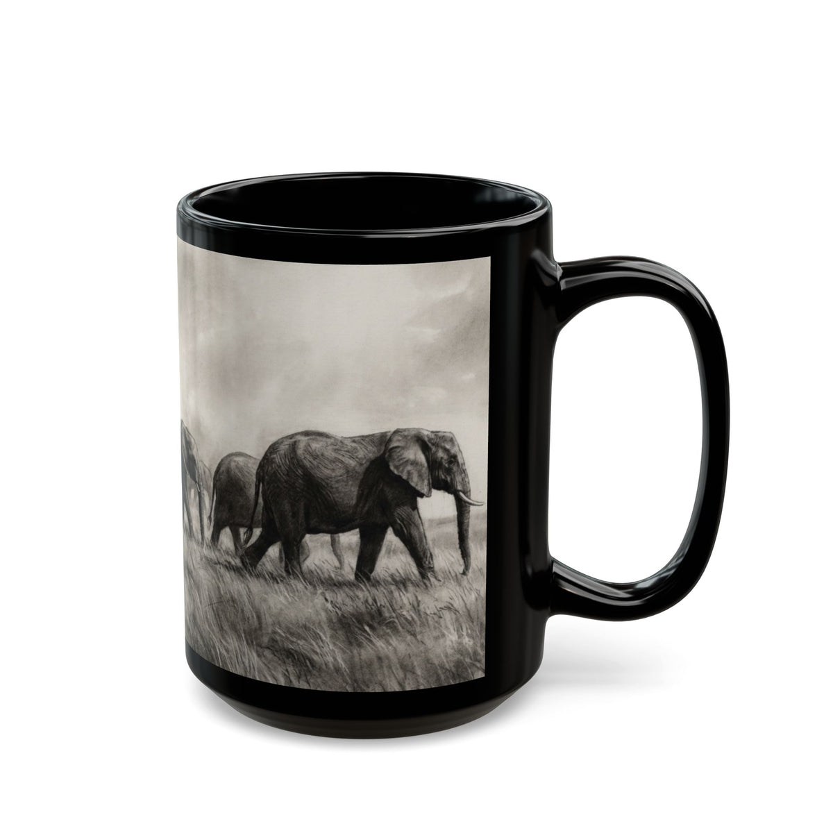 March of the Elephants — Nature Collection | Coffee Mug 11oz / 15oz