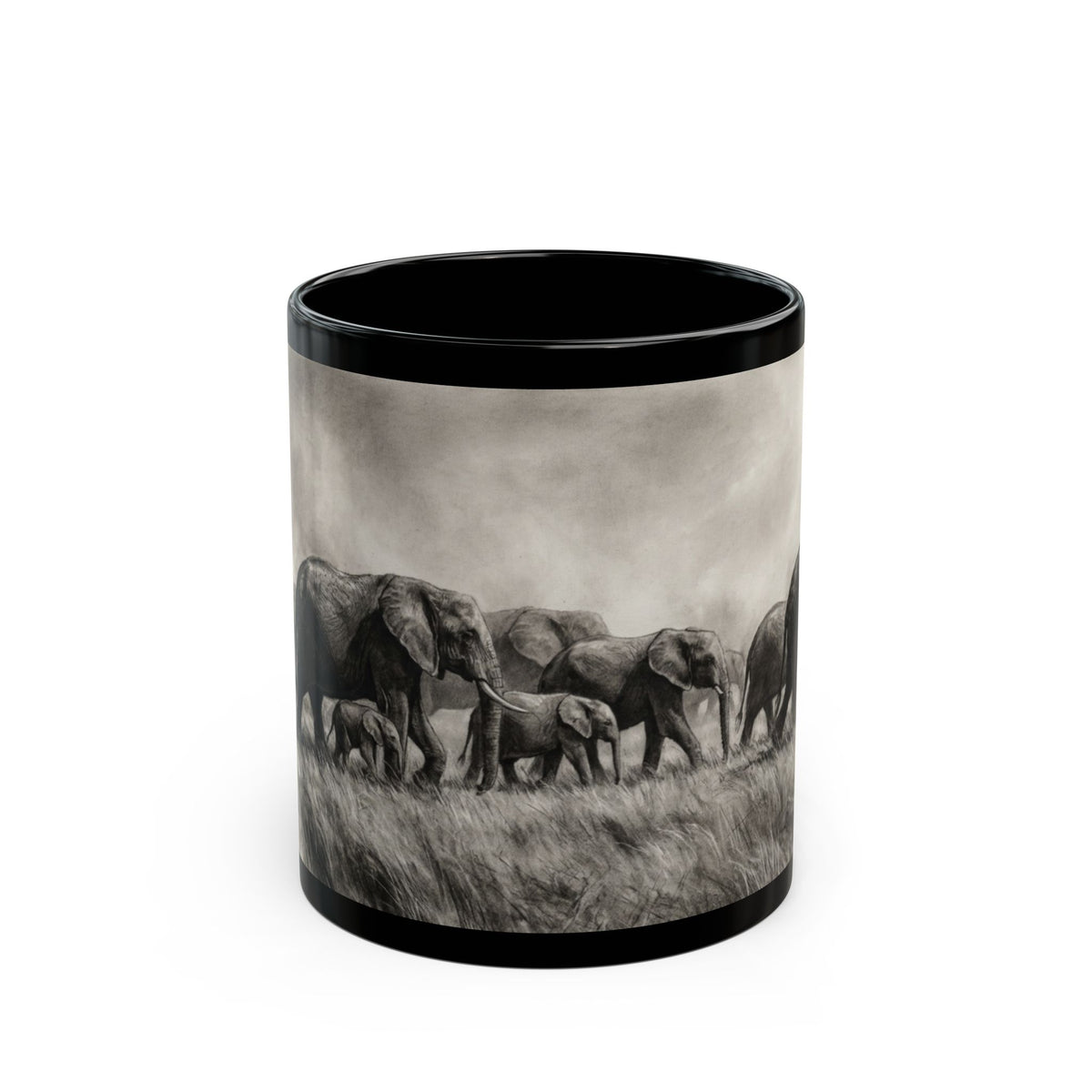 March of the Elephants — Nature Collection | Coffee Mug 11oz / 15oz