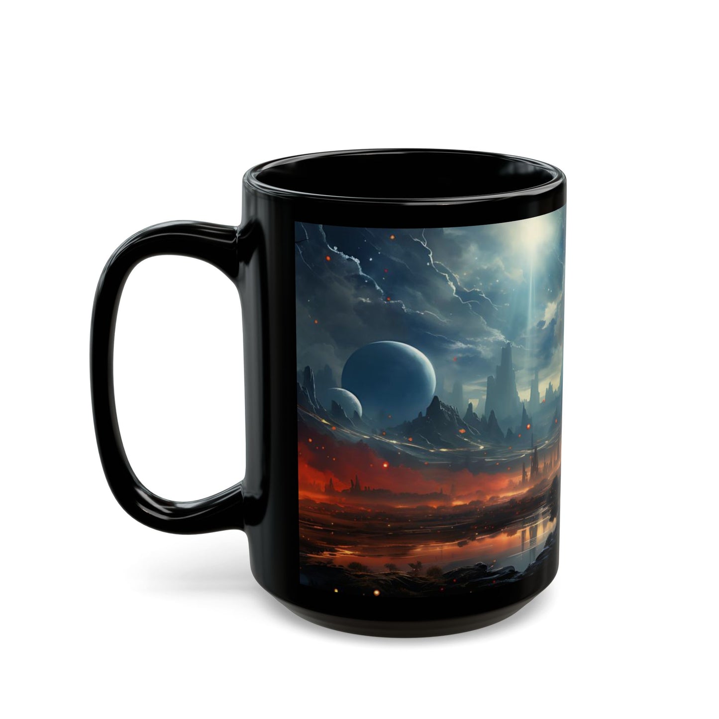 Galactic Escape – Rizz-Fi Collection | Sci-Fi Coffee Mug 11oz / 15oz