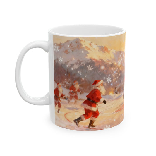 Santa Playing Basketball – Rizzmas Collection | Christmas Coffee Mug 11oz / 15oz