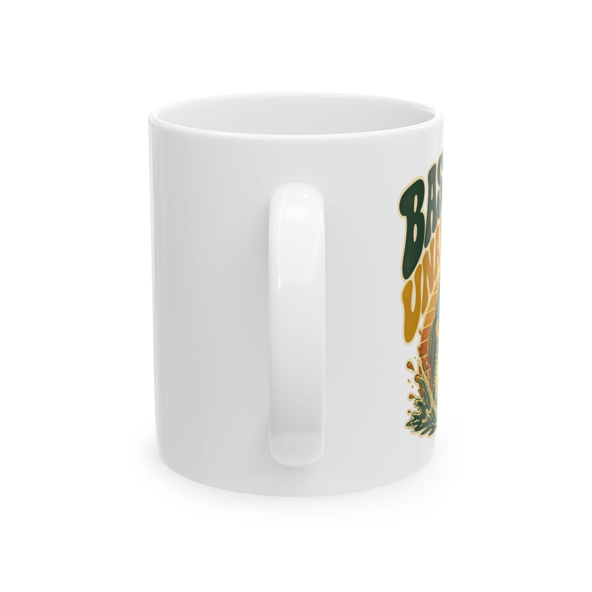 Bassically Unavailable – Fishing Humor Collection | Funny Coffee Mug 11oz / 15oz