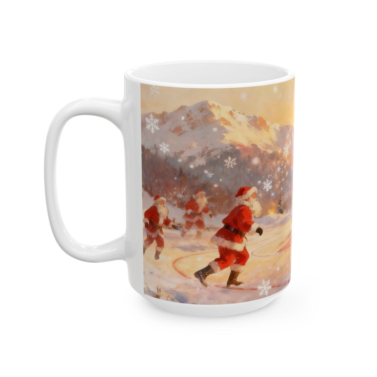 Santa Playing Basketball – Rizzmas Collection | Christmas Coffee Mug 11oz / 15oz