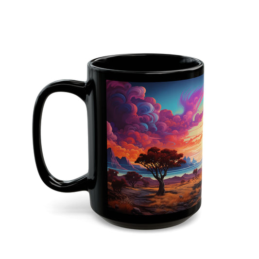 Radiant Desert Vortex – Rizz-Fi Collection | Sci-Fi Coffee Mug 11oz / 15oz