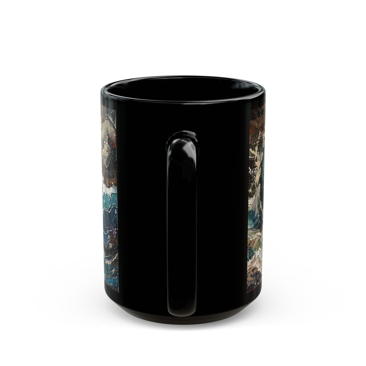 Oceanic Sovereign: Dragon’s Dance – Dragonzz Collection | Fantasy Coffee Mug 11oz / 15oz
