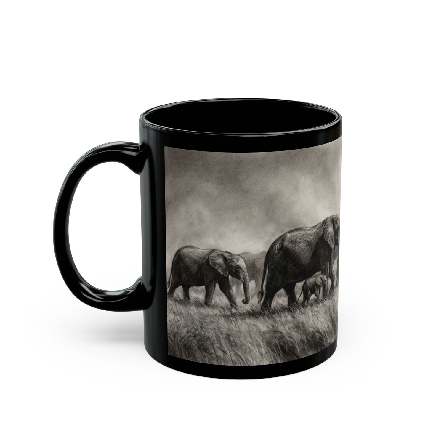 March of the Elephants — Nature Collection | Coffee Mug 11oz / 15oz