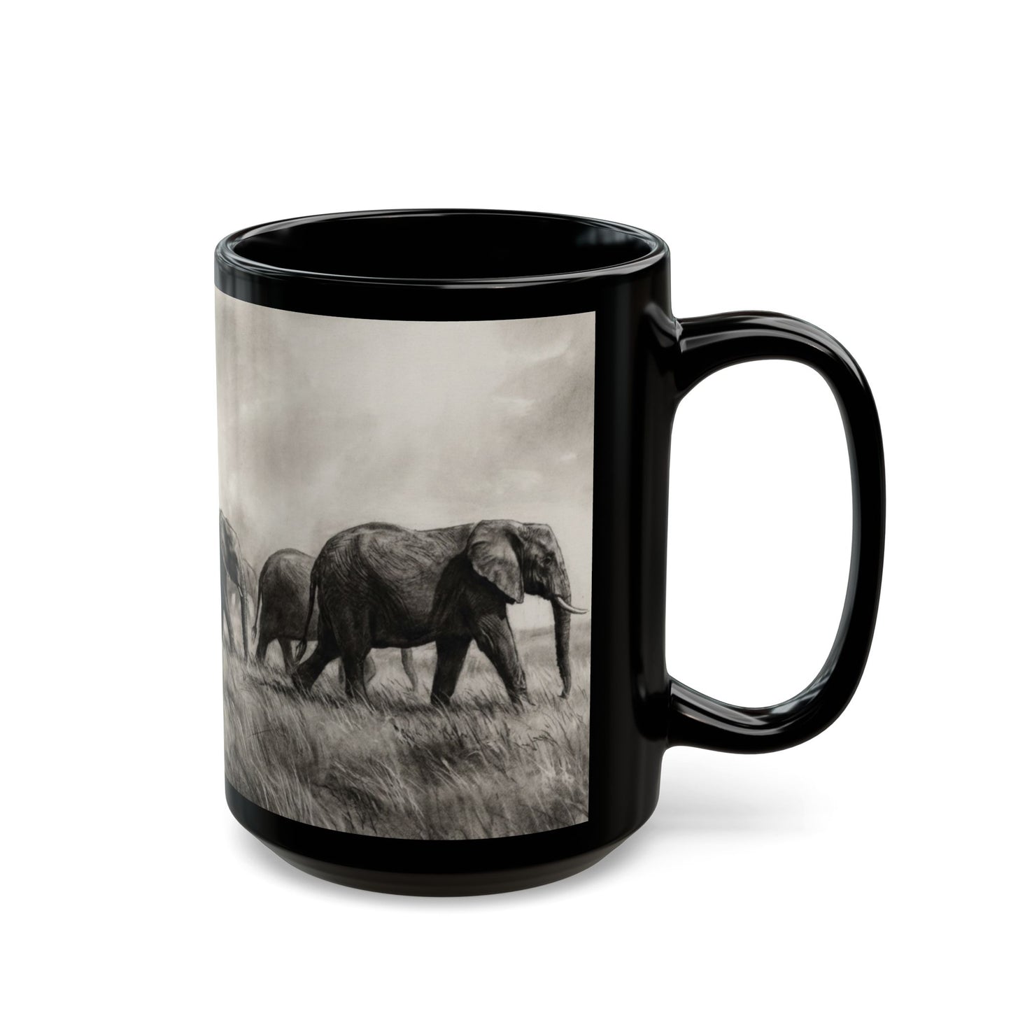 March of the Elephants — Nature Collection | Coffee Mug 11oz / 15oz