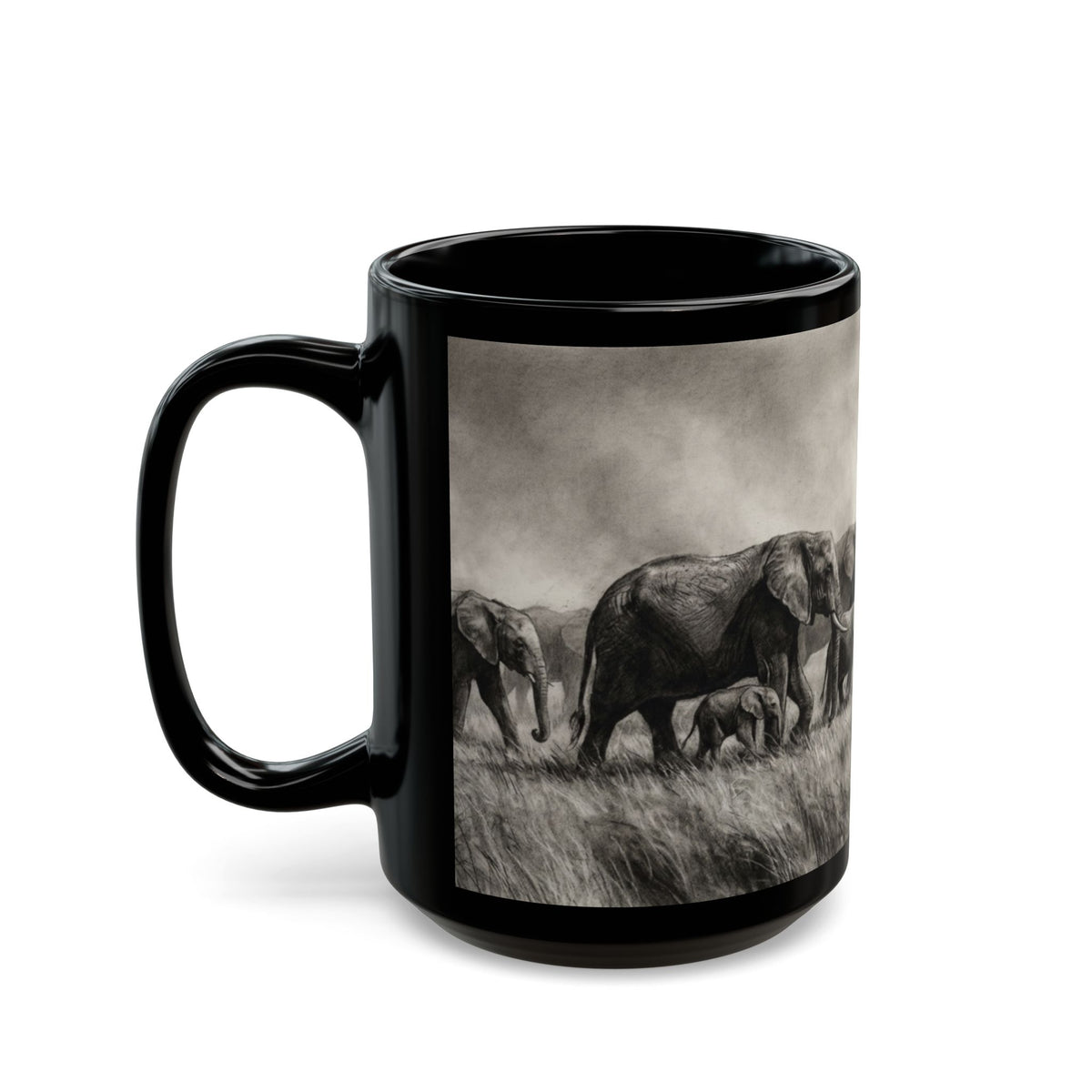March of the Elephants — Nature Collection | Coffee Mug 11oz / 15oz
