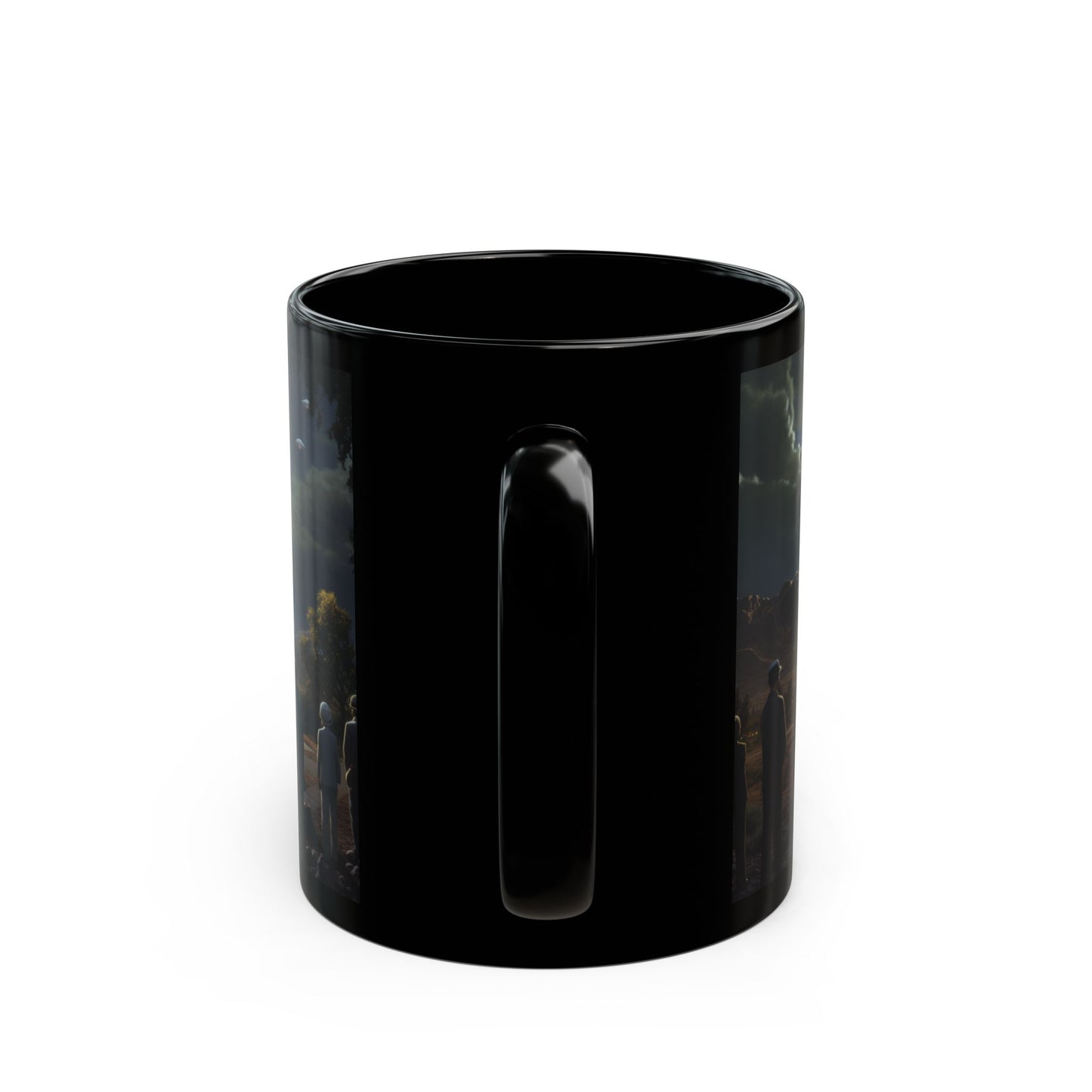 Retro Alien Encounter – Rizz-Fi Collection | Alien Coffee Mug 11oz / 15oz